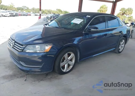 2012 Volkswagen Passat 2.5L Se из США, поврежденный, VIN 1VWBH7A34CC080728